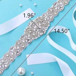 Wedding rhinestone belt